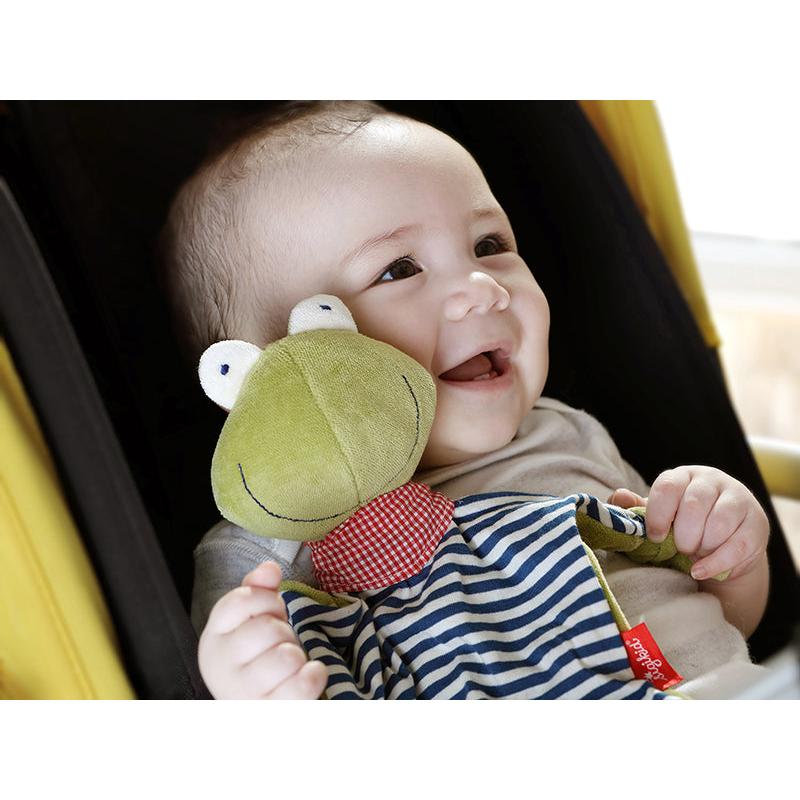 Organic Frog Blankie - HoneyBug 
