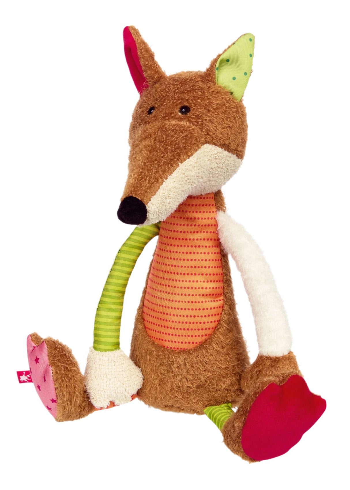 Patchwork Fox Plush Toy - HoneyBug 
