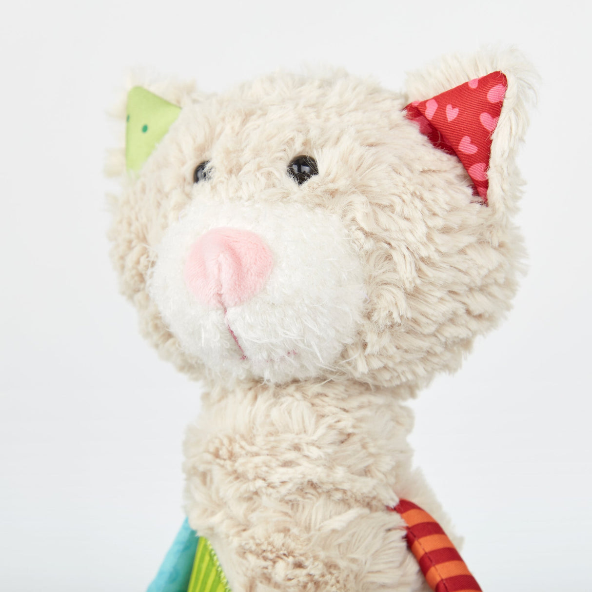 Patchwork Cat Plush Toy - HoneyBug 