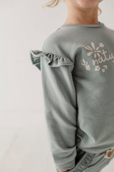 Ruffle Sweatshirt - HoneyBug 