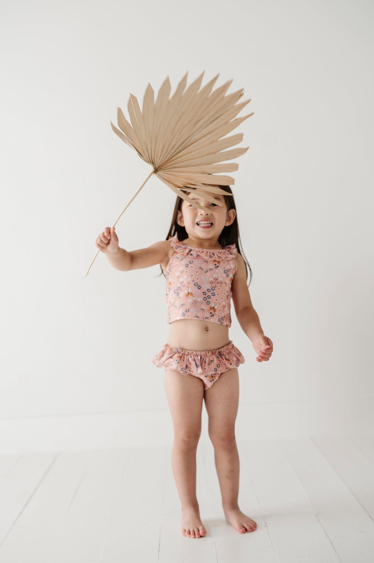 Girl's Two-Piece Tankini Swimsuit - HoneyBug 