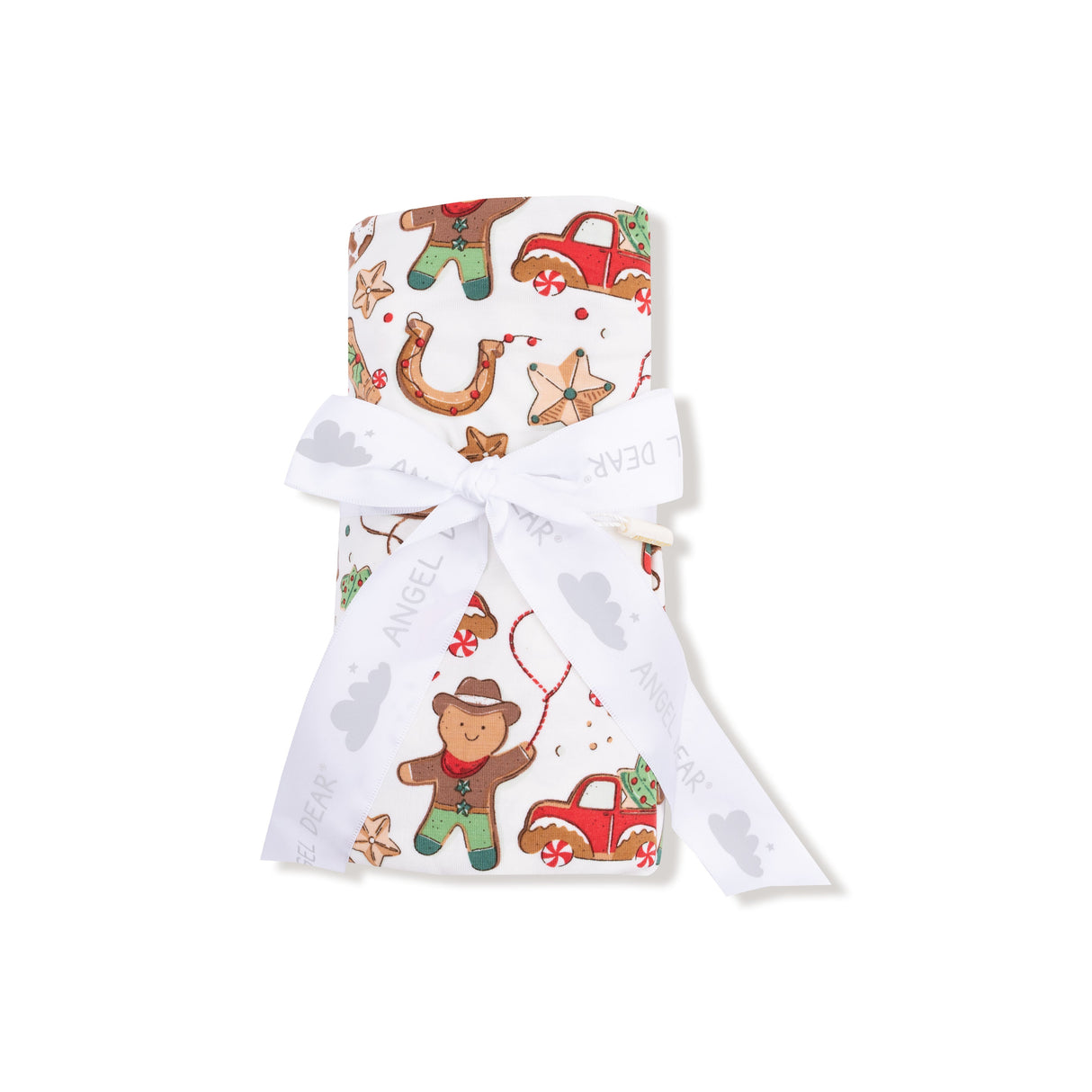 Swaddle Blanket - Cowboy Christmas - HoneyBug 