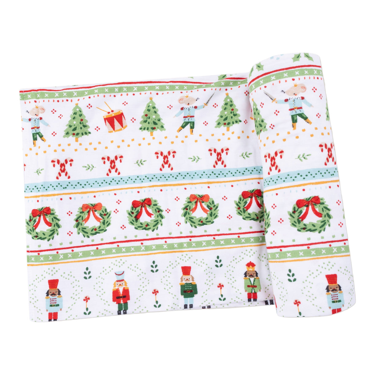 Swaddle Blanket - Nutcracker Fair Isle - HoneyBug 