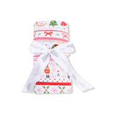 Swaddle Blanket - Sugar Plum Fairy - Nutcracker Fair Isle - Pink - HoneyBug 