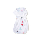 Swaddle Blanket - Santa Ski Friends - HoneyBug 