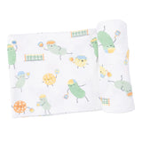 Pickles Playing Pickleball - Swaddle Blanket