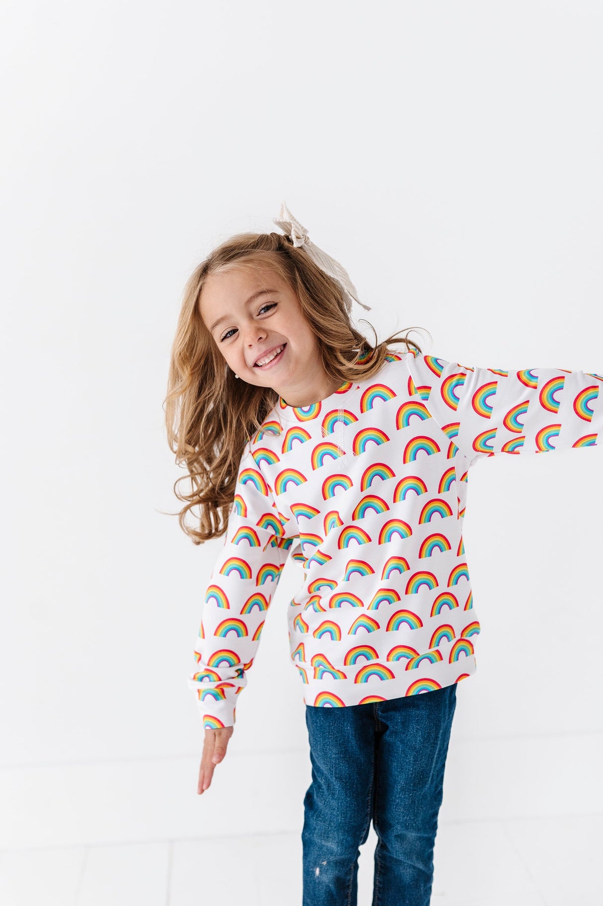 Rainbow Pullover - HoneyBug 