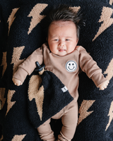 Lightning Bolt Plush Lovey | Mocha - HoneyBug 
