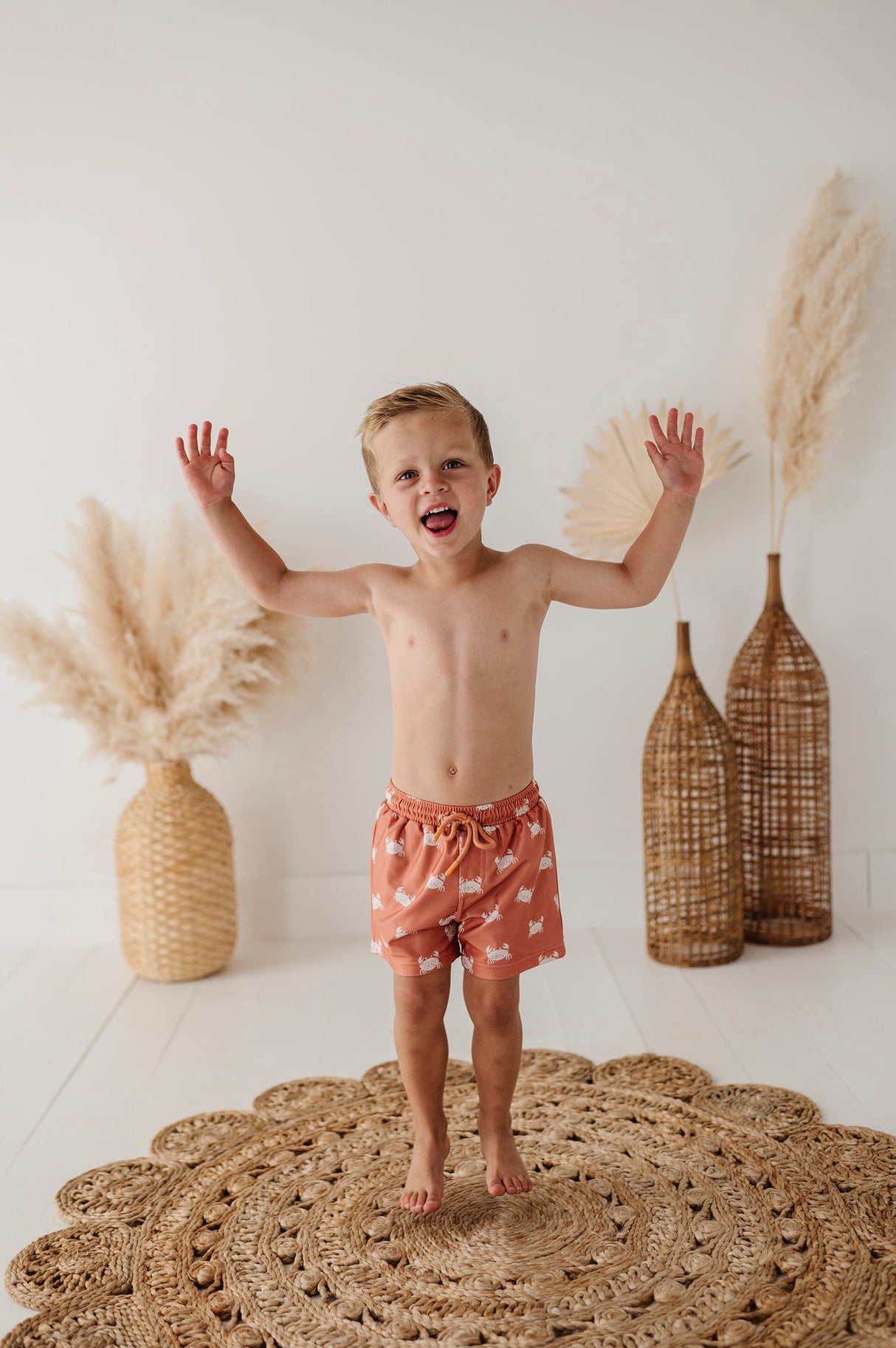 Boy's Swim Shorts - HoneyBug 