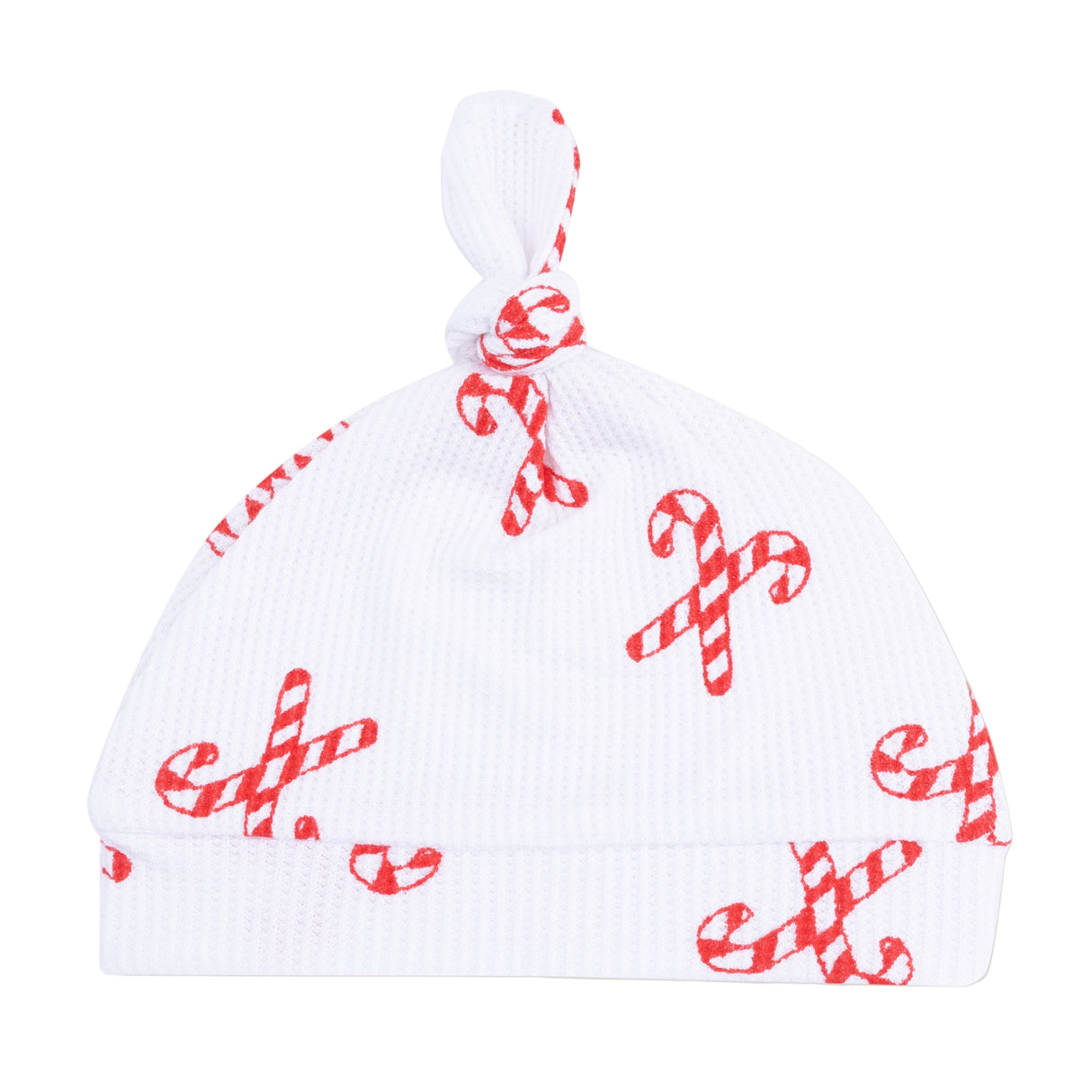 Knotted Hat - Candy Canes - HoneyBug 