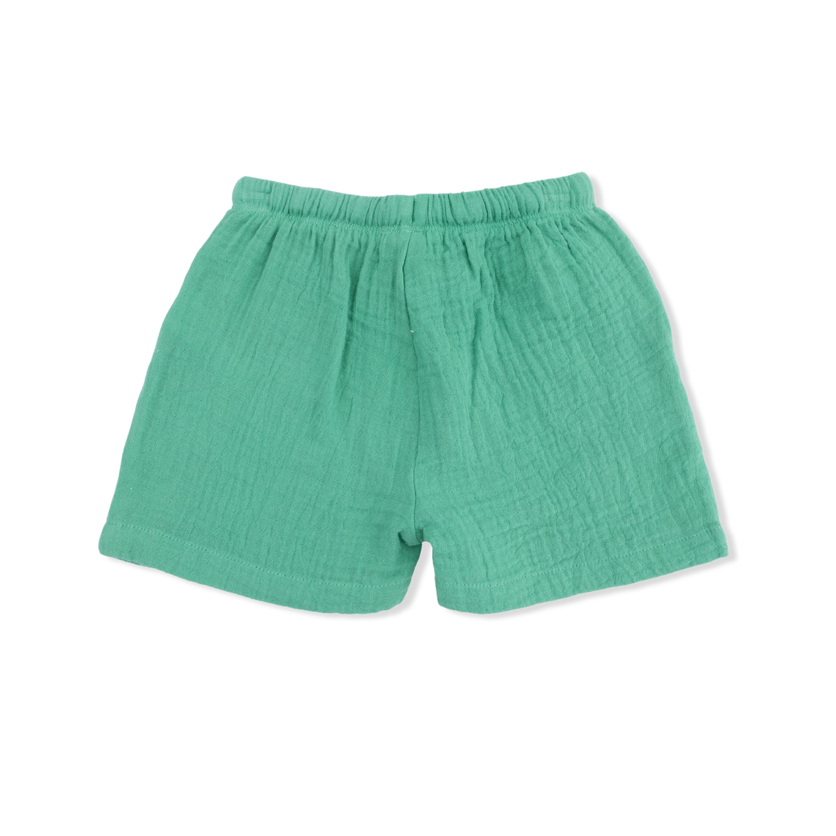 Solid Muslin Ming Green - Casual Short