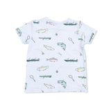 Fishing - Crew Neck Tee with Casual Short