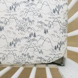 Summit Muslin Crib Sheet - HoneyBug 