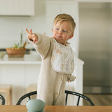 Cotton Muslin Classic Bib 3 Pack - Adobe Checker - HoneyBug 