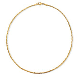 Anya Rectangular Box Chain Necklace - HoneyBug 