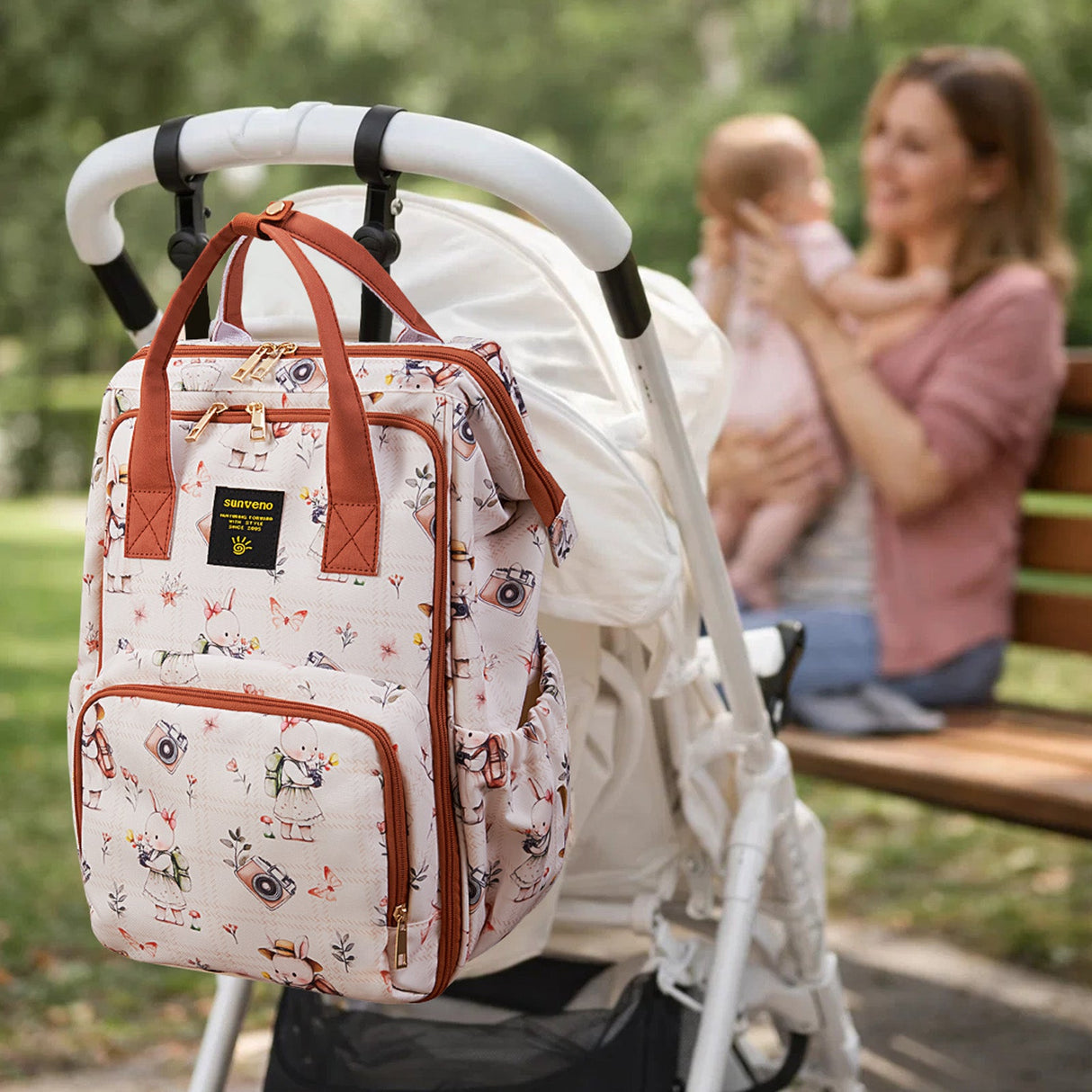 Open-Wide Diaper Backpack