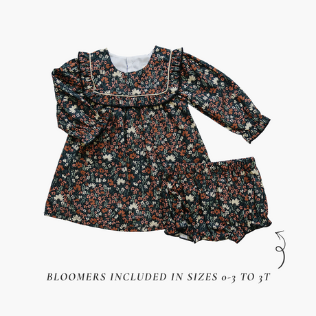 Midnight Meadow Dress - HoneyBug 