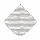 Organic Baby Towel - Navy Stripes