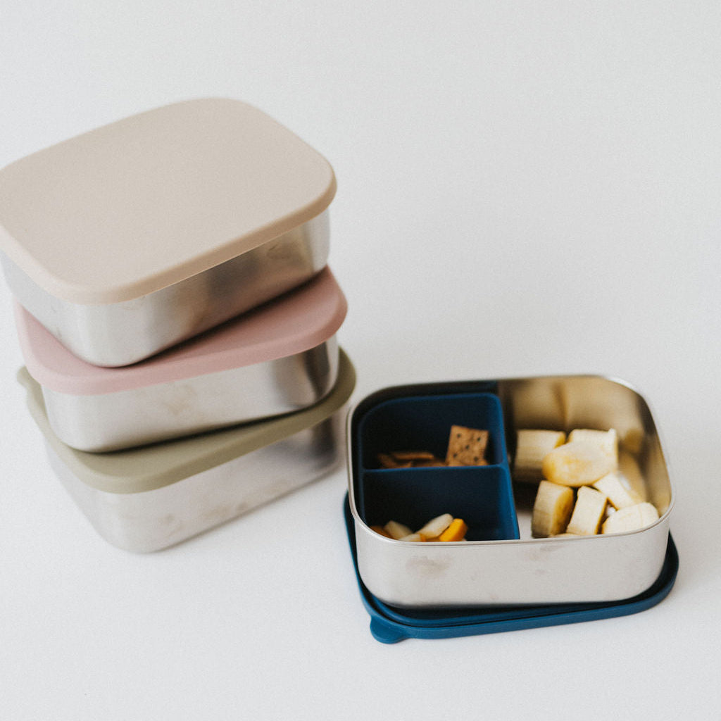Stainless steel & Silicone Bento box