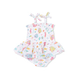 Sunny Coral Reef Fish - Smocked Bubble with Skirt