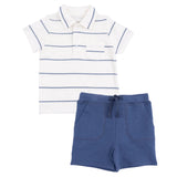 Vintage Stripe - Polo with Casual Short