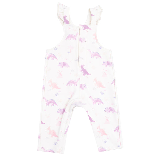 Front Placket Ruffle Overall - HoneyBug 