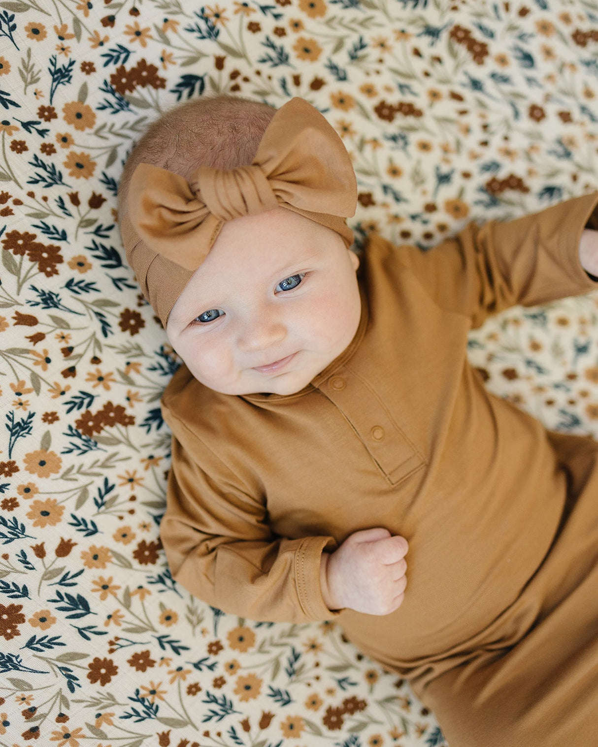 Mustard Bamboo Head Wrap - HoneyBug 