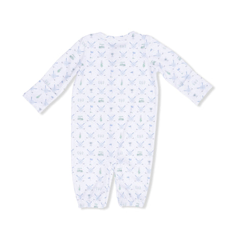 Golf Trellis Blue - Convertible Gown