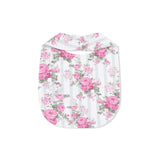 Cabbage Rose Stripe - Feeding Bib