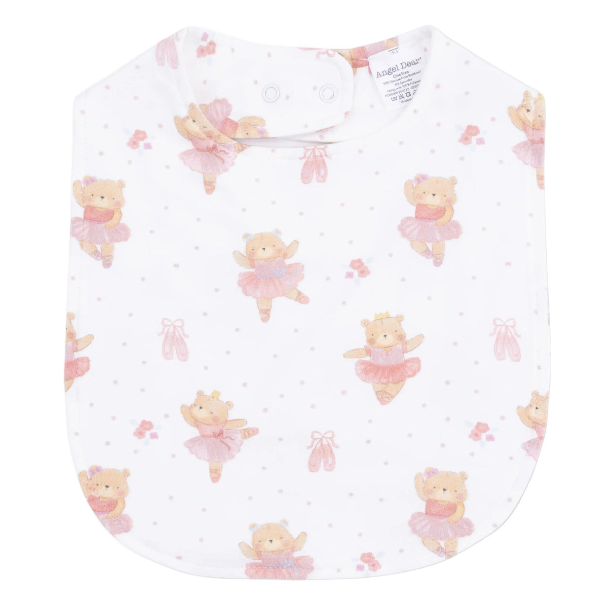 Teddy Bear Ballerina - Feeding Bib