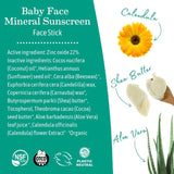 Baby Face Mineral Sunscreen Face Stick SPF 40 - HoneyBug 