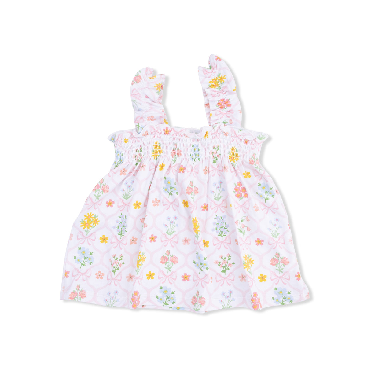 Spring Blooms Bow Trellis - Ruffly Strap Top and Bloomer