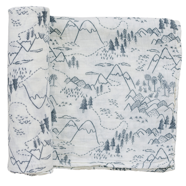 Summit Muslin Swaddle Blanket - HoneyBug 