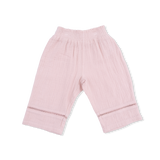 Solid Muslin Lotus - Smocked Waist Pants