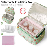 Breastmilk Cooler Bag with Detachable Insulation Box Set