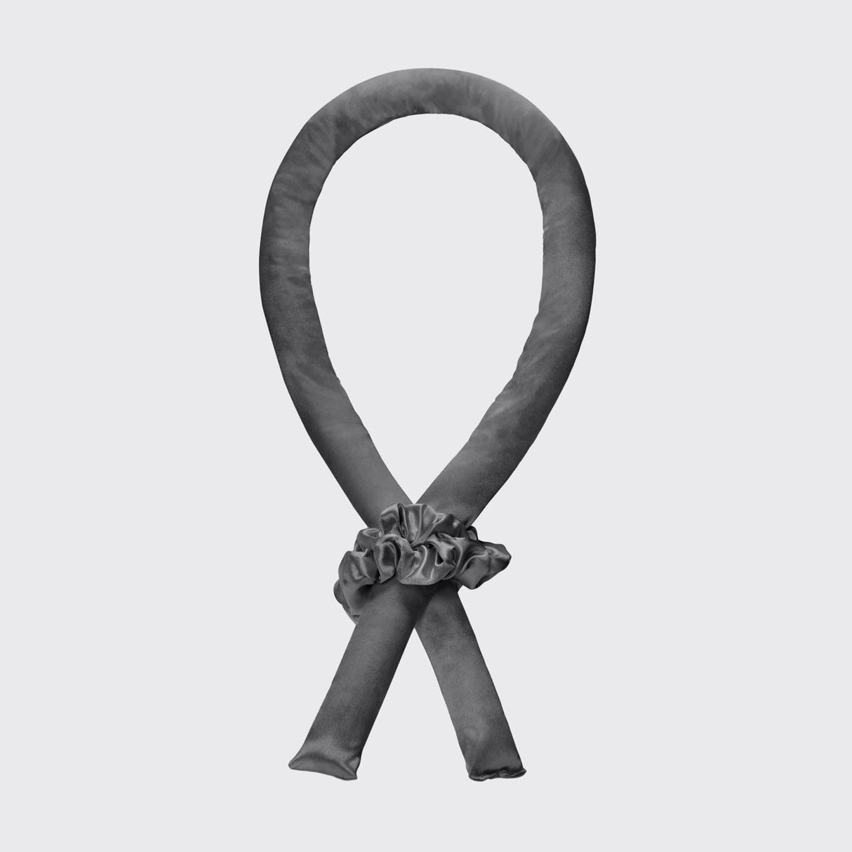 Heatless Hair Curler in Satin - Charcoal - HoneyBug 