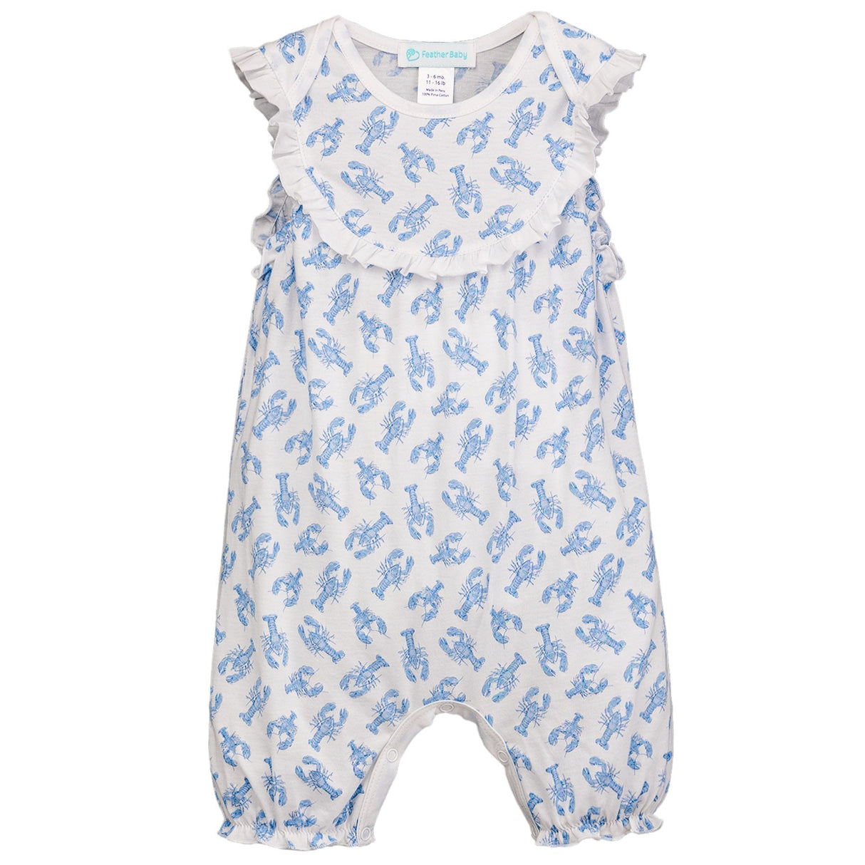 Yoke Romper - Crustacean Craze - HoneyBug 