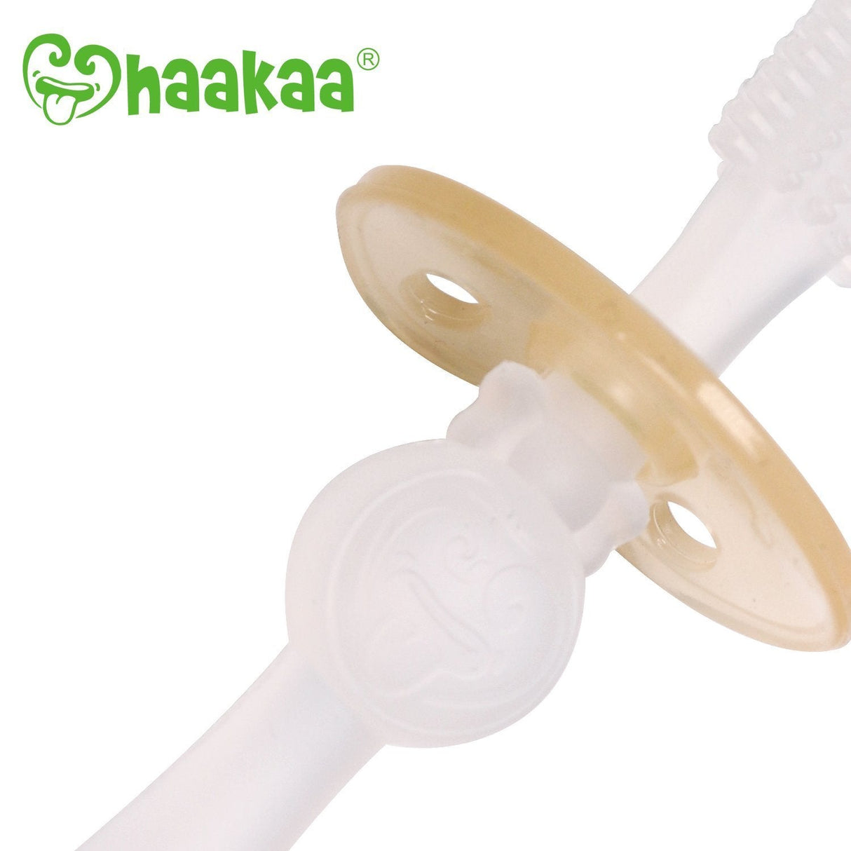 Haakaa 360° Silicone Toothbrush 1 pk - HoneyBug 