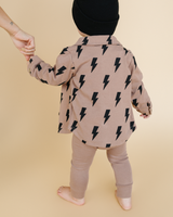 Shacket | Mocha Bolts - HoneyBug 