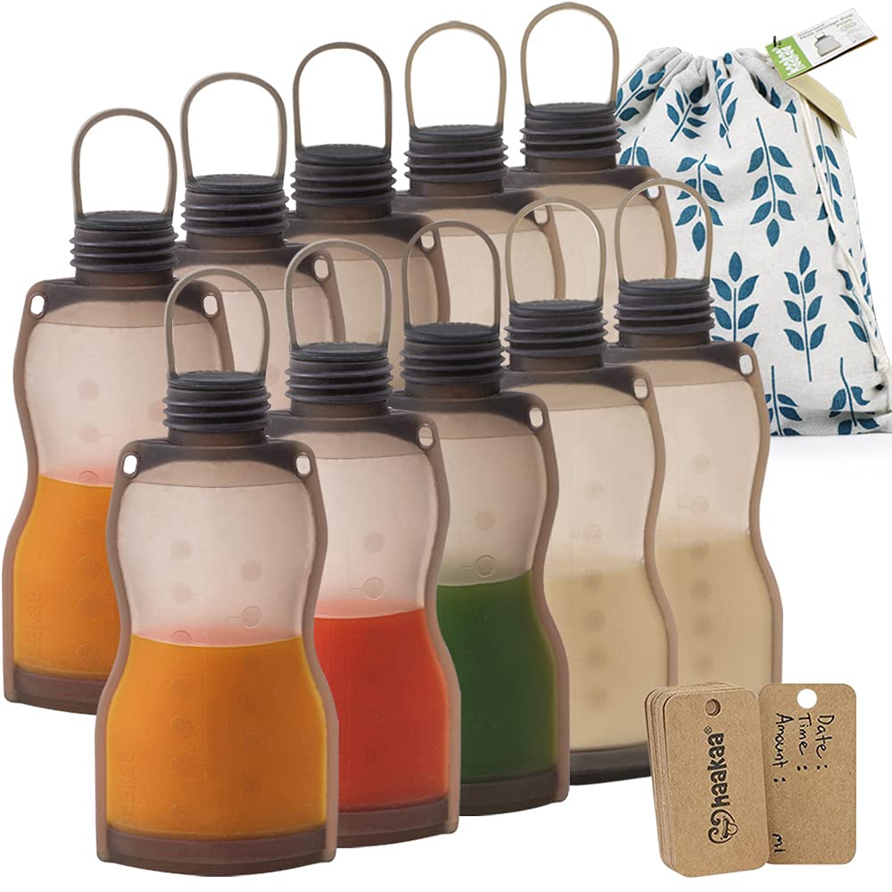Haakaa Silicone Milk Storage Bag (9oz/260ml) - HoneyBug 