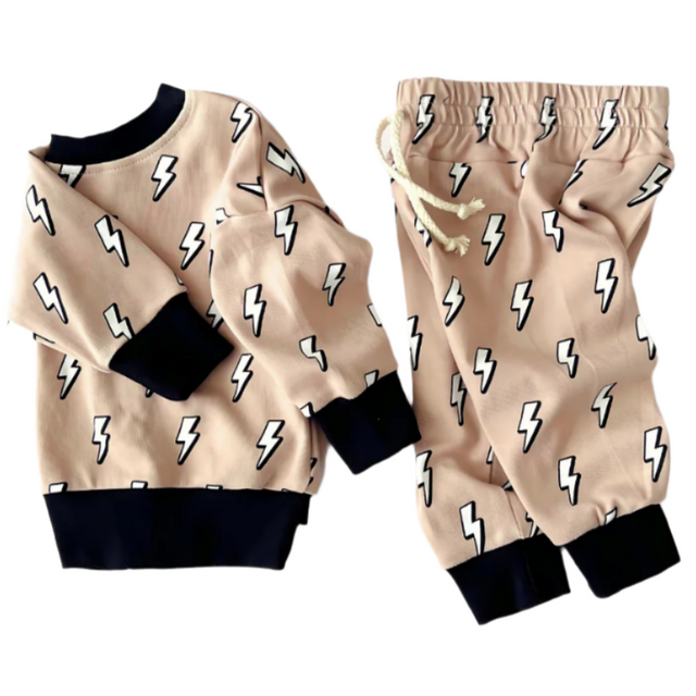 Jogger Set | Lightning Bolt - HoneyBug 