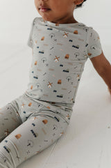 Short Sleeve Lounge Set