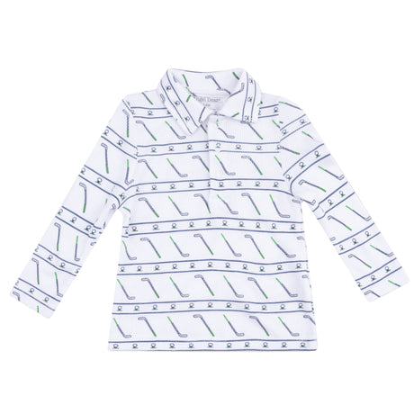 Polo Long Sleeve Shirt - HoneyBug 