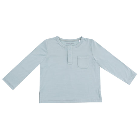 Long Sleeve Henley with Pocket - HoneyBug 