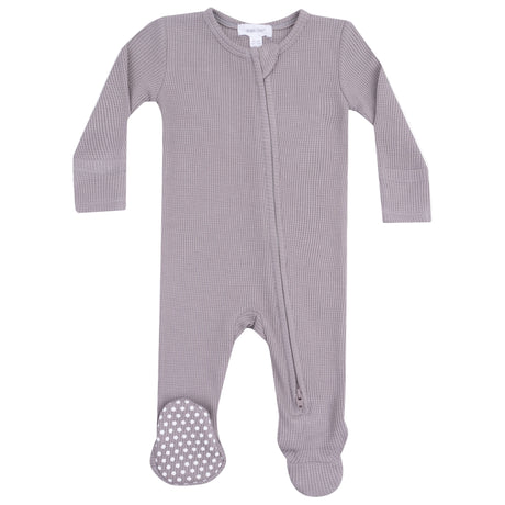 2 Way Zipper Footie - Ash - HoneyBug 