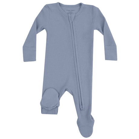 2 Way Zipper Footie - Blue Blizzard - HoneyBug 