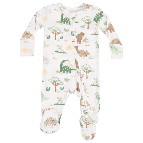 2 Way Zipper Footie - Baby Love Dinos - HoneyBug 