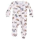 2 Way Zipper Footie - Cozy Pups - HoneyBug 