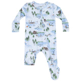 2 Way Zipper Footie - Lake Life - HoneyBug 