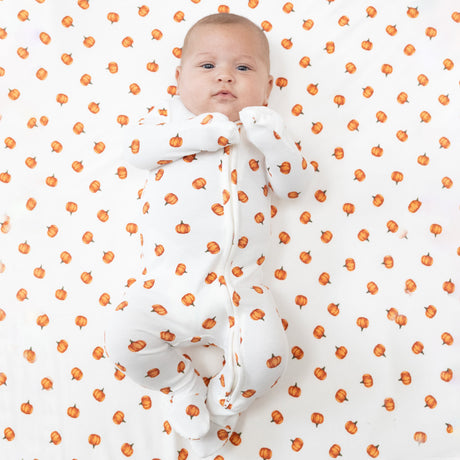 2 Way Zipper Footie - Little Pumpkins - HoneyBug 